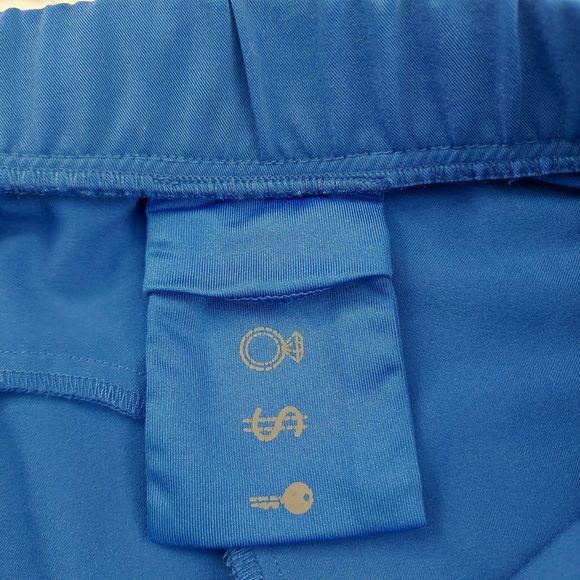 Figs Scrub Pants Womens Small Royal Blue Straight Leg Lightweight W19SW2007 - Picture 10 of 10